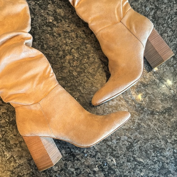 Carlos Kandi Brûlée tall heel boots NIB 10M - Picture 3 of 10